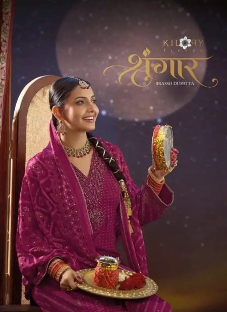 Shringar By Kilory Gajji Silk Dress Materials